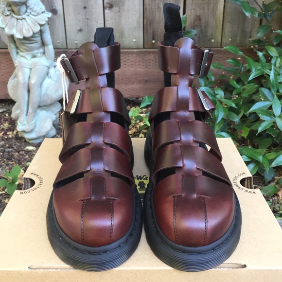 NWB Dr. Martens Geraldo Charro Brando Sandals NEW - Picture 2 of 5